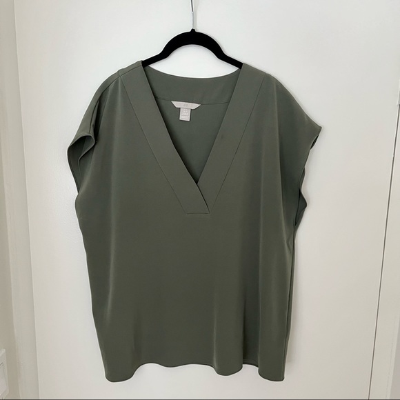 H&M Tops - H&M Dolman-Sleeve V-Neck Blouse